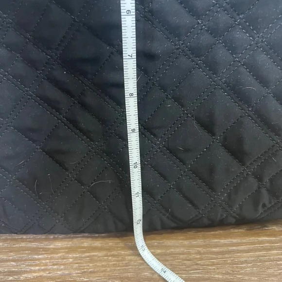 Vera Bradley Black Quilted Commuter Bag, travel laptop bag - Picture 2 of 11